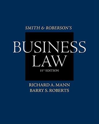 Smith and Roberson's Business Law 0538473630 Book Cover
