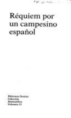 Réquiem por un campesino español. [Spanish] B00F9FEL4W Book Cover