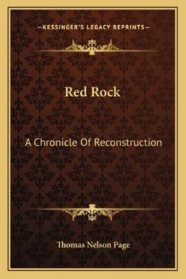 Red Rock: A Chronicle Of Reconstruction 1163308919 Book Cover