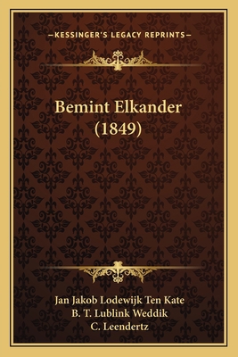 Bemint Elkander (1849) [German] 1167503066 Book Cover