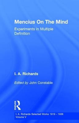 Mencius on the Mind V 5 0415217369 Book Cover