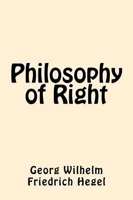 Philosophy of Right 1546972145 Book Cover