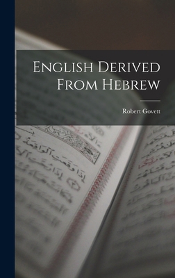 English Derived From Hebrew 1016693672 Book Cover