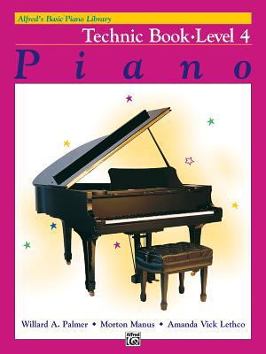Alfred's Basic Piano Library Technic, Bk 4 (Alf... 0739010018 Book Cover