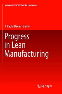 Progress in Lean Manufacturing 3319892533 Book Cover
