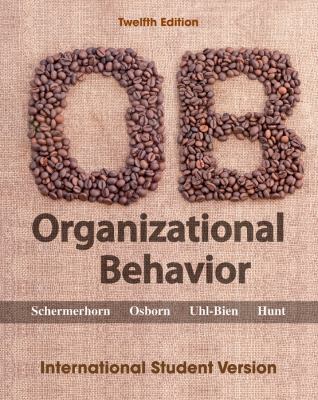 Organizational Behavior, Twelfth Edition Intern... 1118092317 Book Cover