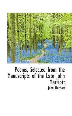 Poems, Selected from the Manuscripts of the Lat... 1117529363 Book Cover