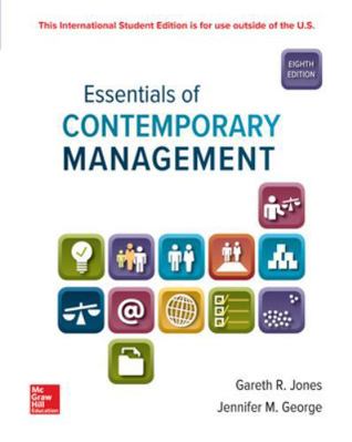 Essentials of Contemporary Management 1260092291 Book Cover