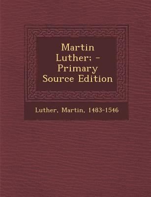 Martin Luther; [German] 1293044253 Book Cover