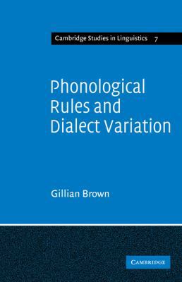 Phonological Rules and Dialect Variation: A Stu... B001UA5JQE Book Cover