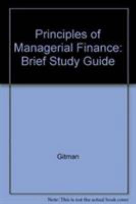 Principles of Managerial Finance: Brief Study G... 0201844745 Book Cover
