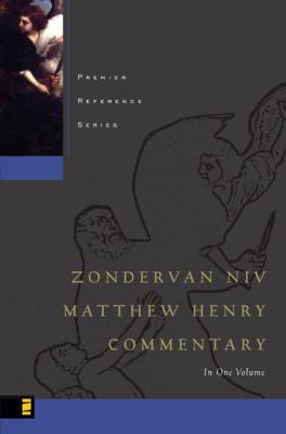 Zondervan NIV Matthew Henry Commentary 031026040X Book Cover