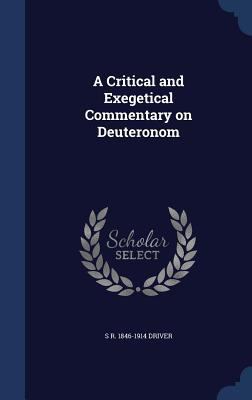 A Critical and Exegetical Commentary on Deuteronom 1340179717 Book Cover