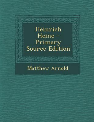 Heinrich Heine - Primary Source Edition 1294142593 Book Cover