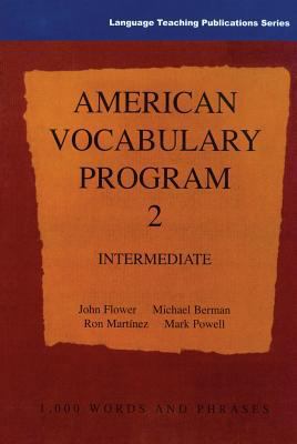 American Vocabulary Program 2, Intermediate 0906717701 Book Cover