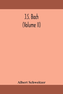 J.S. Bach (Volume II) 9354159206 Book Cover