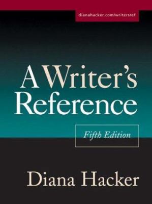 Writer's Reference 0312397674 Book Cover