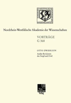 Antike Revisionen Des Vergil Und Ovid [German] 366305344X Book Cover