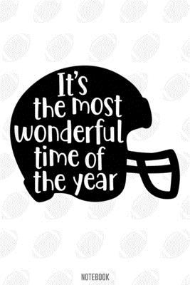 Wonderful Time Notebook:, football journal gift, football Notebook Gift, Fantasy Organizer, Fantasy Football Gift: Lined Notebook / Journal Gift, 110 Pages, 6x9, Soft Cover, Matte Finish