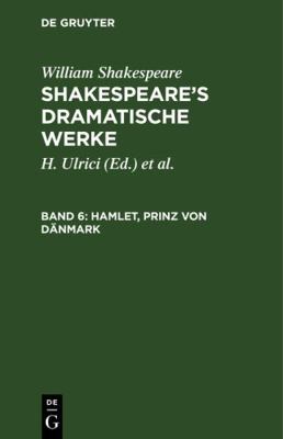 Hamlet, Prinz von Dänmark [German] 3111073904 Book Cover