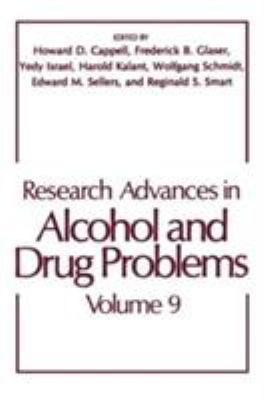 Research Advances in Alcohol and Drug Problems 0306424266 Book Cover