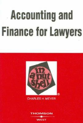 Accounting and Finance for Lawyers in a Nutshell 031416295X Book Cover