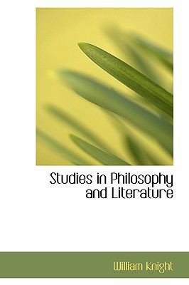 Studies in Philosophy and Literature 1116219808 Book Cover