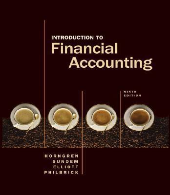 Introduction to Financial Accounting B001GBQ4DO Book Cover