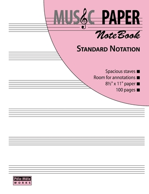 MUSIC PAPER NoteBook - Standard Notation 0983049858 Book Cover