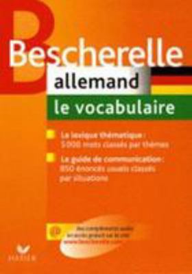 Bescherelle Allemand - Le Vocabulaire (French E... [French] 2218926237 Book Cover