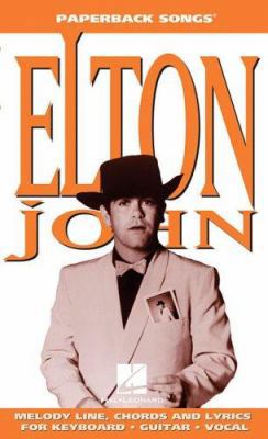 Elton John (Paperback Songs) 0634062786 Book Cover