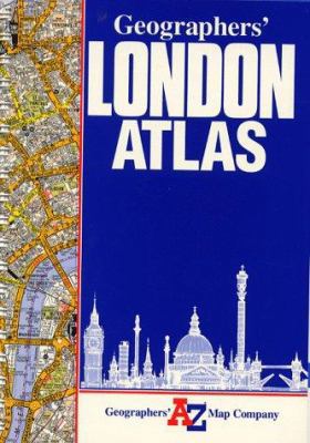 A-Z Geographers' London Atlas 0850393949 Book Cover