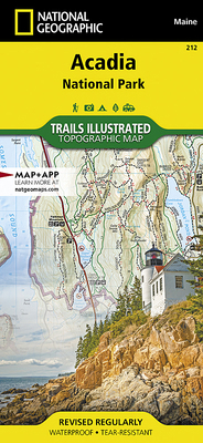 Acadia National Park Map 1566953529 Book Cover