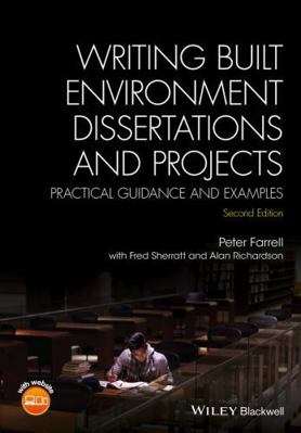 Writing Built Environment Dissertations and Pro... B01M69JF62 Book Cover