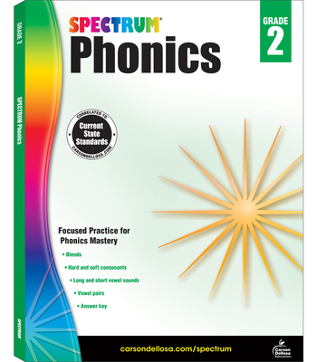 Spectrum Phonics, Grade 2: Volume 92 1483811832 Book Cover