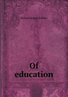 Of education 5518956231 Book Cover