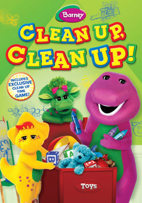 Barney: Clean Up, Clean Up! B006N8GNSG Book Cover