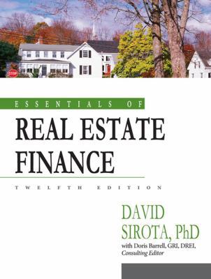 Essentials of Real Estate Finance 1427785937 Book Cover