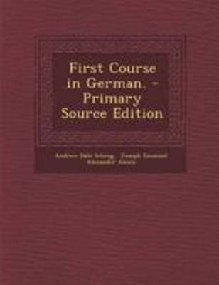First Course in German. [German] 1295070367 Book Cover