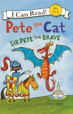 Pete the Cat: Sir Pete the Brave B0GN23LHQ8 Book Cover