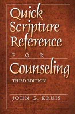 Quick Scripture Reference for Counseling B0074BBJG2 Book Cover