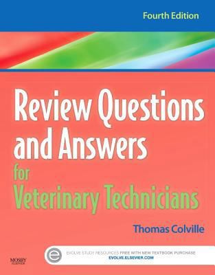Review Questions and Answers for Veterinary Tec... 0323341438 Book Cover