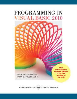 Programming in Visual Basic 2010 0071314210 Book Cover