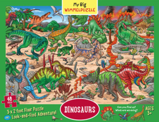 My Big Wimmelpuzzle - Dinosaurs 1615197729 Book Cover