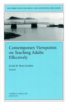Contemporary Viewpoints on Teaching Adults Effe... 0787962295 Book Cover