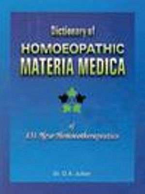 Dictionary of Homoeopathic Materia Medica 818056214X Book Cover