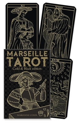 Marseille Tarot: Gold and Black Edition 0738776807 Book Cover