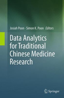 Data Analytics for Traditional Chinese Medicine... 3319346296 Book Cover