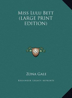 Miss Lulu Bett [Large Print] 1169835872 Book Cover