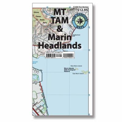 Mt. Tamalpais Trail Map-: Tom Harrison Maps 1877689742 Book Cover